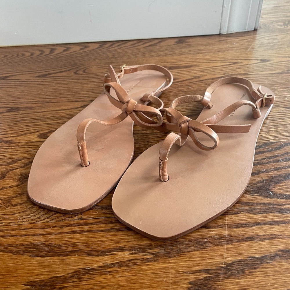 Loeffler Randall Emery Sandal in Natural, Size 8.5